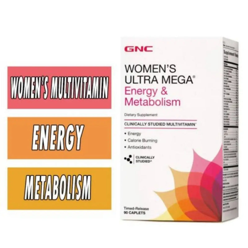 Multivitamin Energy & Metabolism (90 Caps) Woman - GNC - MULTIVITAMINICO