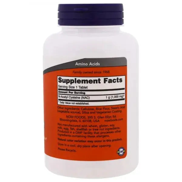 NAC 1000mg - Now Foods - iPUMP Suplementos 2