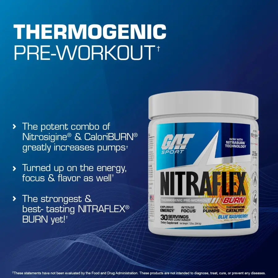 Nitraflex Burn (30 Servings) - Gat Sport - Frete grátis