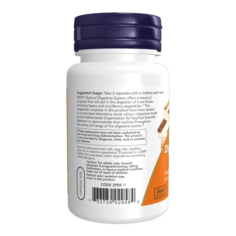 Optimal Digestive System (90) - Now Foods - Vitamina