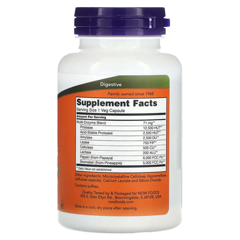 Plant Enzymes (120) - Now Foods - Vitamina