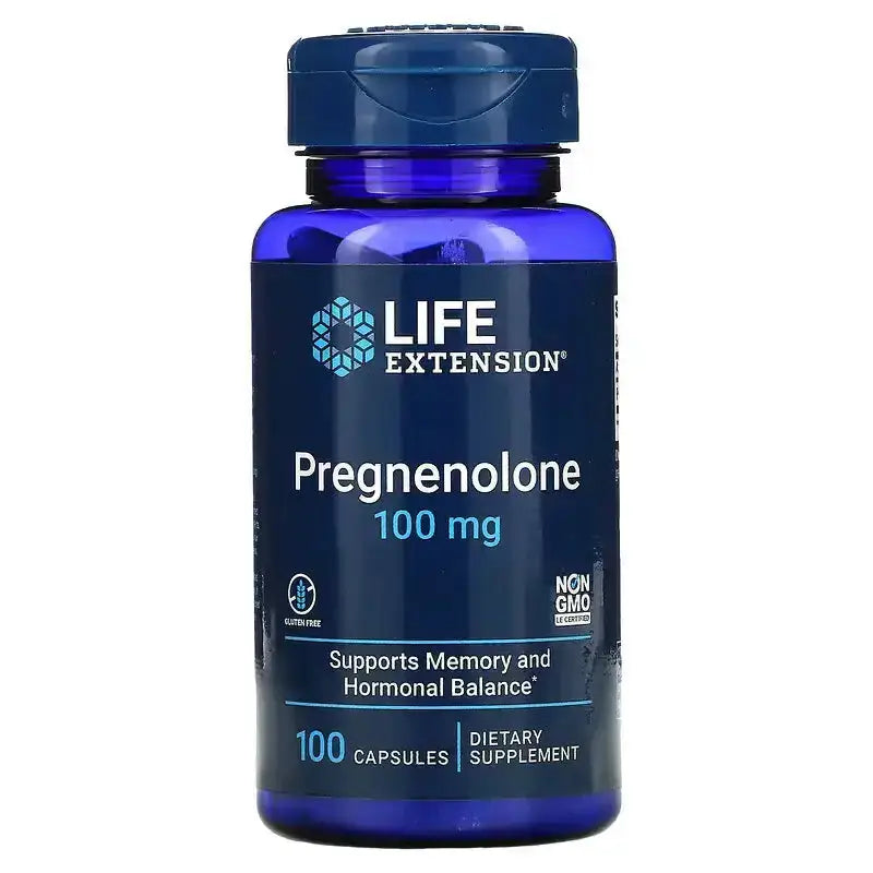 Pr3gnenolon3 100mg (100 VCaps) - Life Extension - PREGNENOLONE