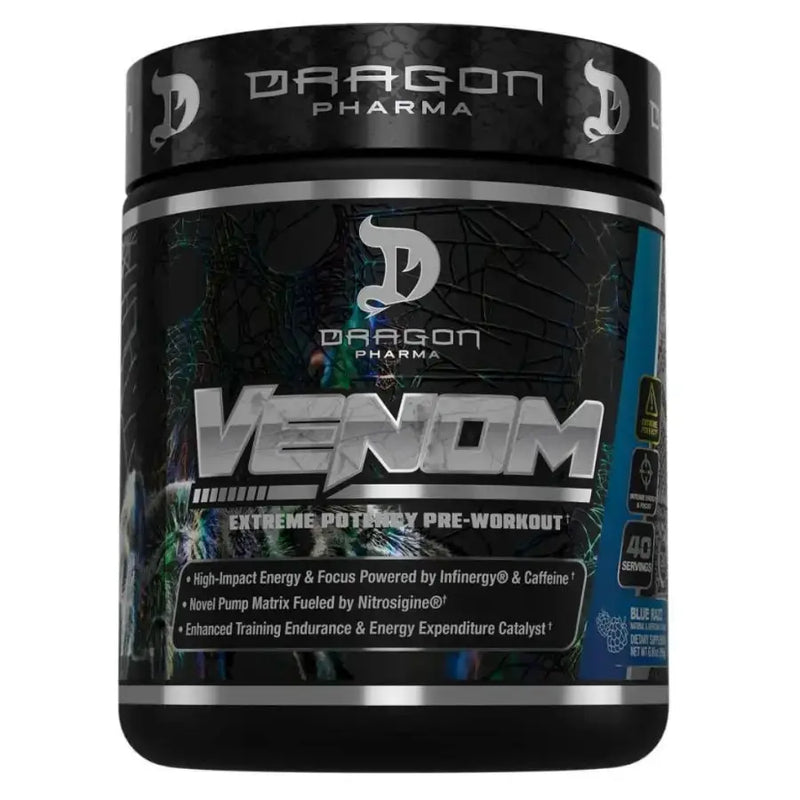 Pré Treino Venom 40 Doses - Dragon Pharma - PRE TREINO