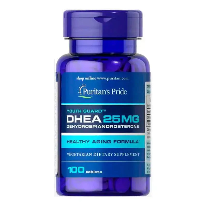 Premium Dh3ea 25mg (100 Tabletes) - Puritans Pride - DHEA