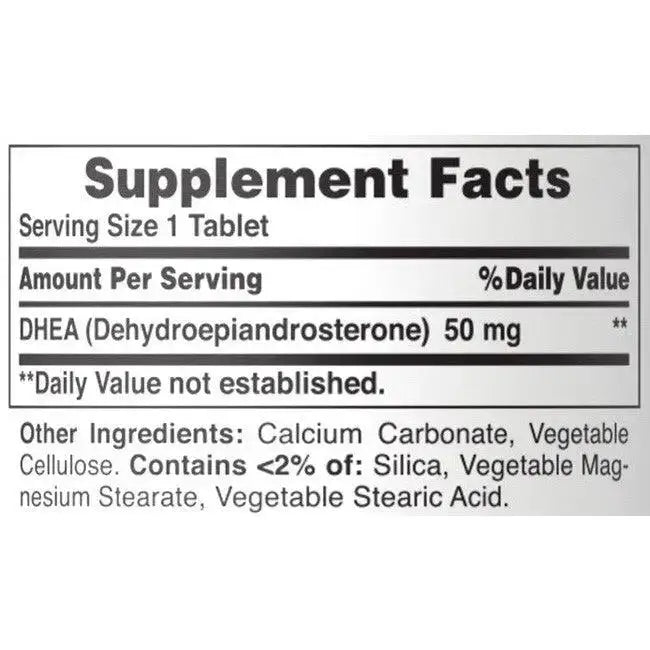 Premium Dh3ea 50mg (100 Tabletes) - Puritans Pride - DHEA