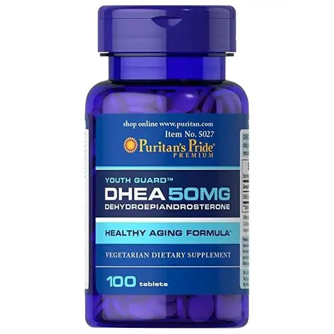 Premium Dh3ea 50mg (100 Tabletes) - Puritans Pride - DHEA