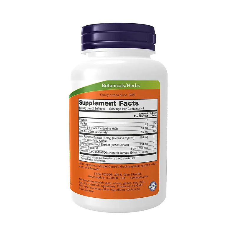 Prostate Support (90) - Now Foods - Vitamina