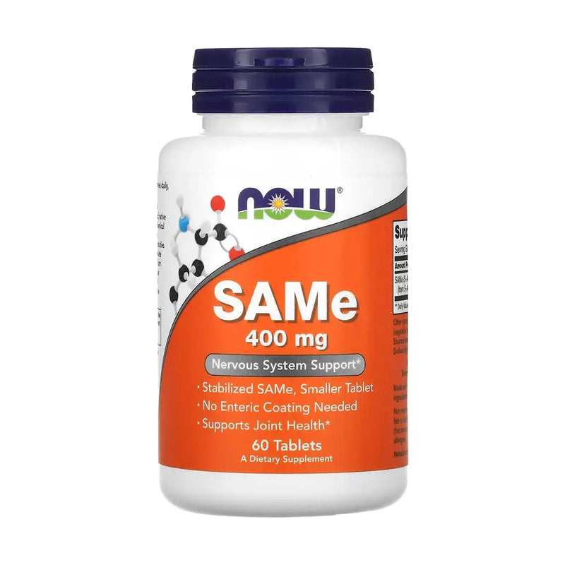 SAMe 400mg S-adenosilmetionina (60) - Now Foods - Vitamina