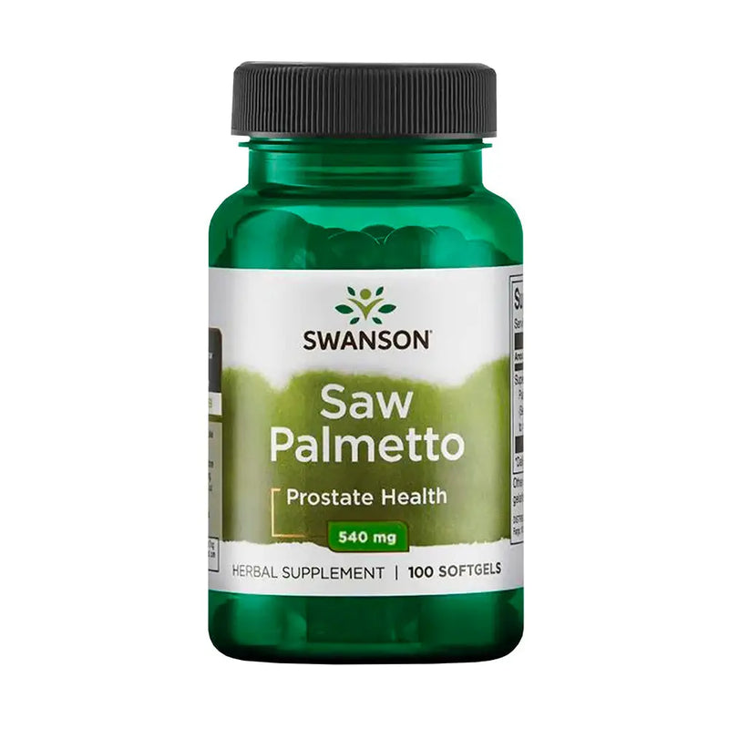 Saw Palmetto 540mg (100 Capsulas) - Swanson - PROSTATA