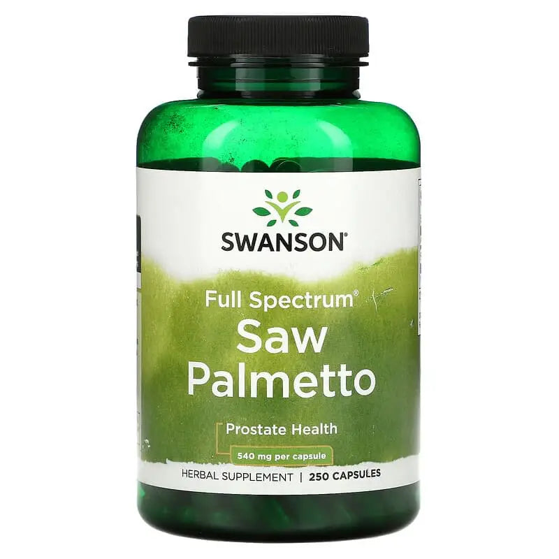 Saw Palmetto 540mg (250 Capsulas) - Swanson - PROSTATA