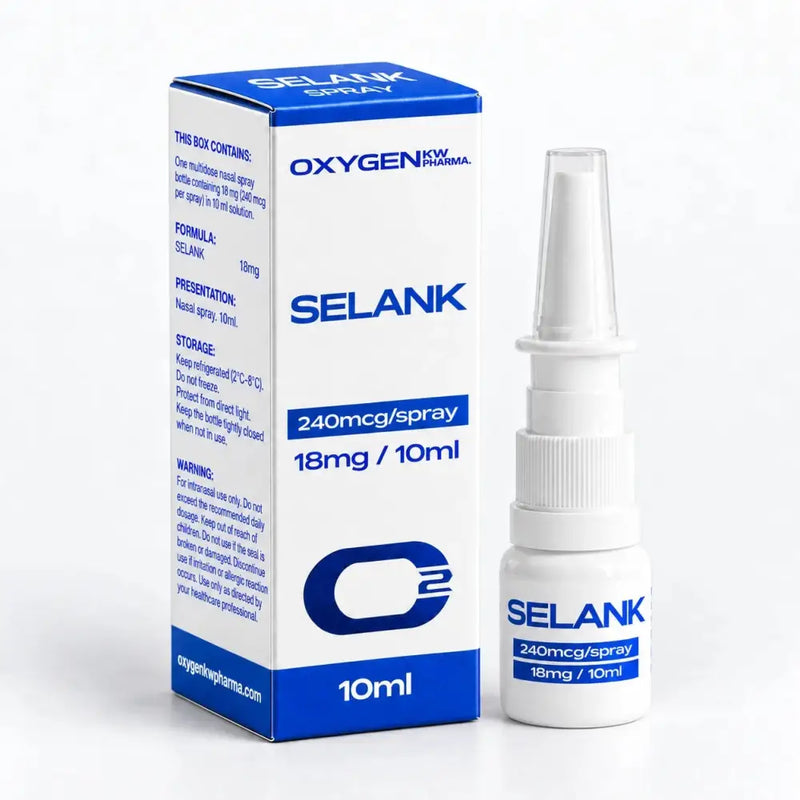 Selank 240mcg/spray nasal 18mg 10mL,Oxygen Pharma - Frete