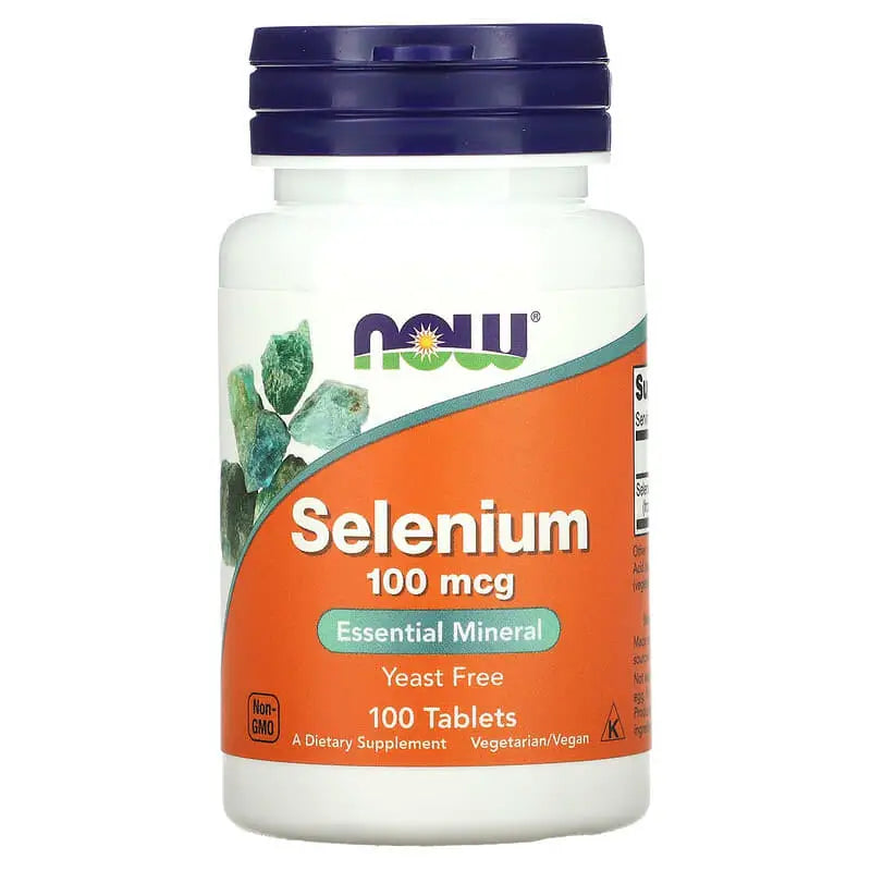 Selenium 100mcg (100) - Now Foods - Vitamina