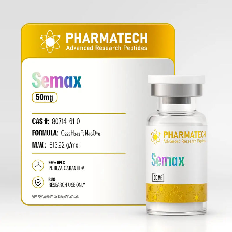 Semax 50mg + Água Bacteriostática - PharmaTech - Frete