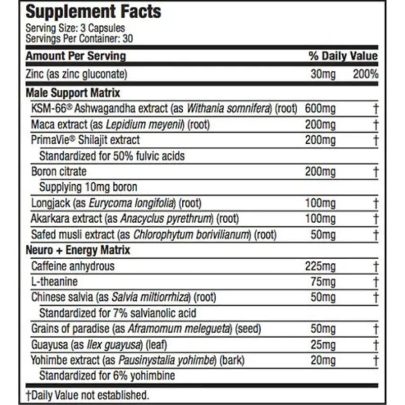 Test HD Thermo (90) - Muscletech - iPUMP Suplementos Rotulo