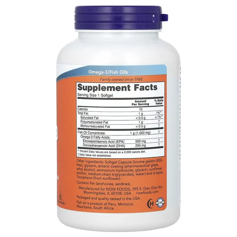 Ultra Omega-3 (180) - Now Foods - Vitamina