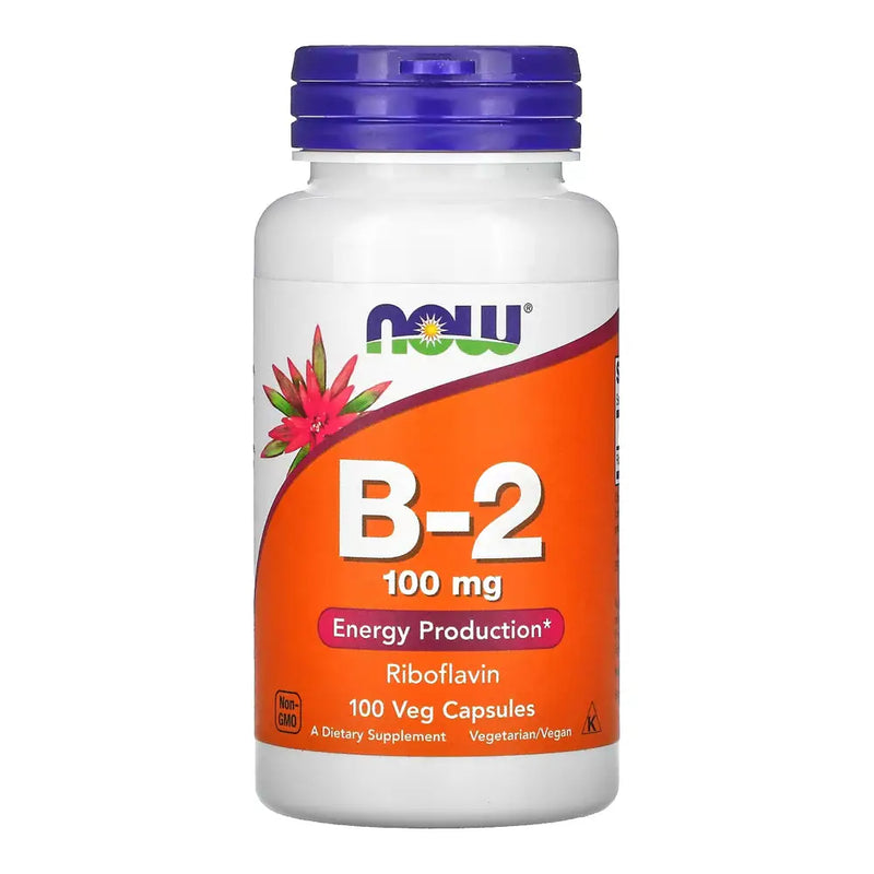 Vitamina B-2 100mg (100) - Now Foods - Vitamina