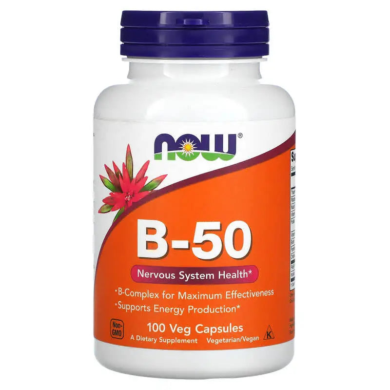 Vitamina B-50 (100) - Now Foods - Vitamina