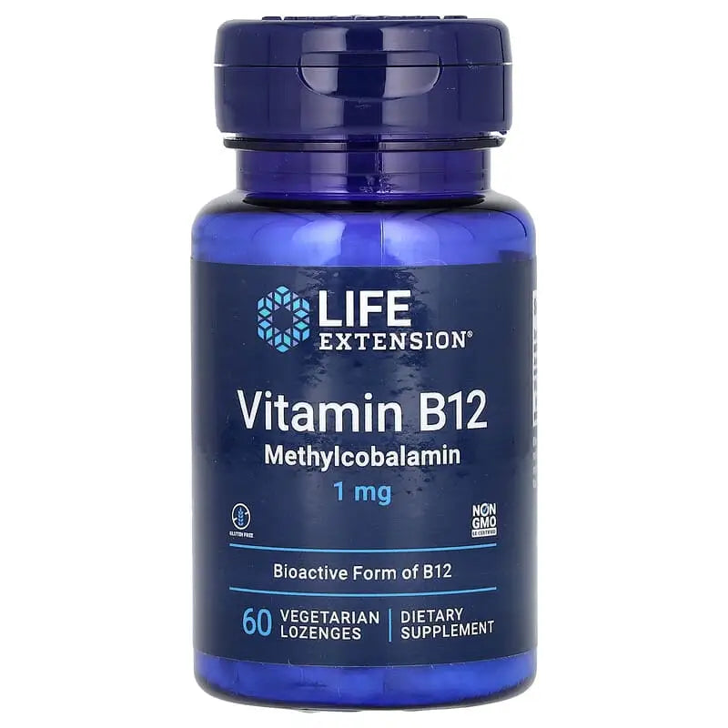 Vitamina B12 Metilcobalamina 1mg (60) - Life Extension - Vitamina