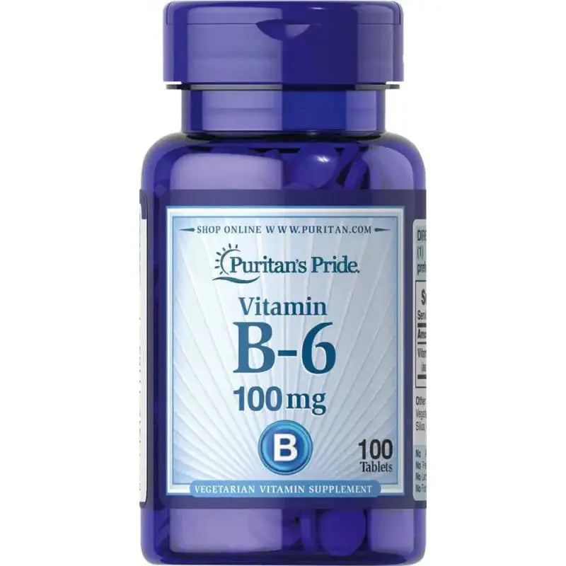 Vitamina B6 100mg (100) - Puritan’s Pride