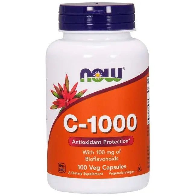 Vitamina C-1000 Bioflavonóides (100) - Now Foods - Vitamina