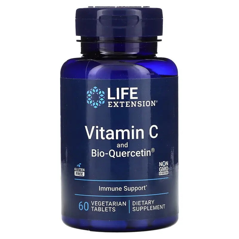 Vitamina C and Bioquercetin (60) - Life Extension - Vitamina