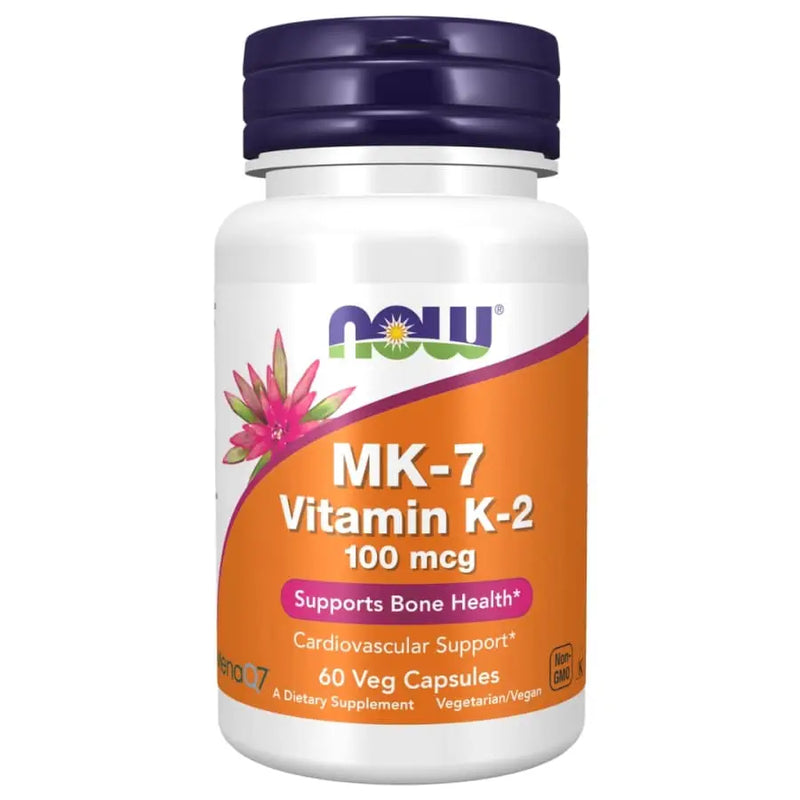 Vitamina MK-7 K-2 100mcg (60) Now Foods - Vitamina