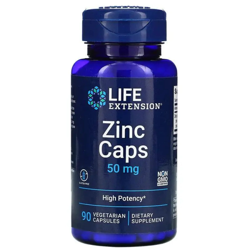 Zinco 50mg (90 Caps) - Life Extension - iPUMP Suplementos